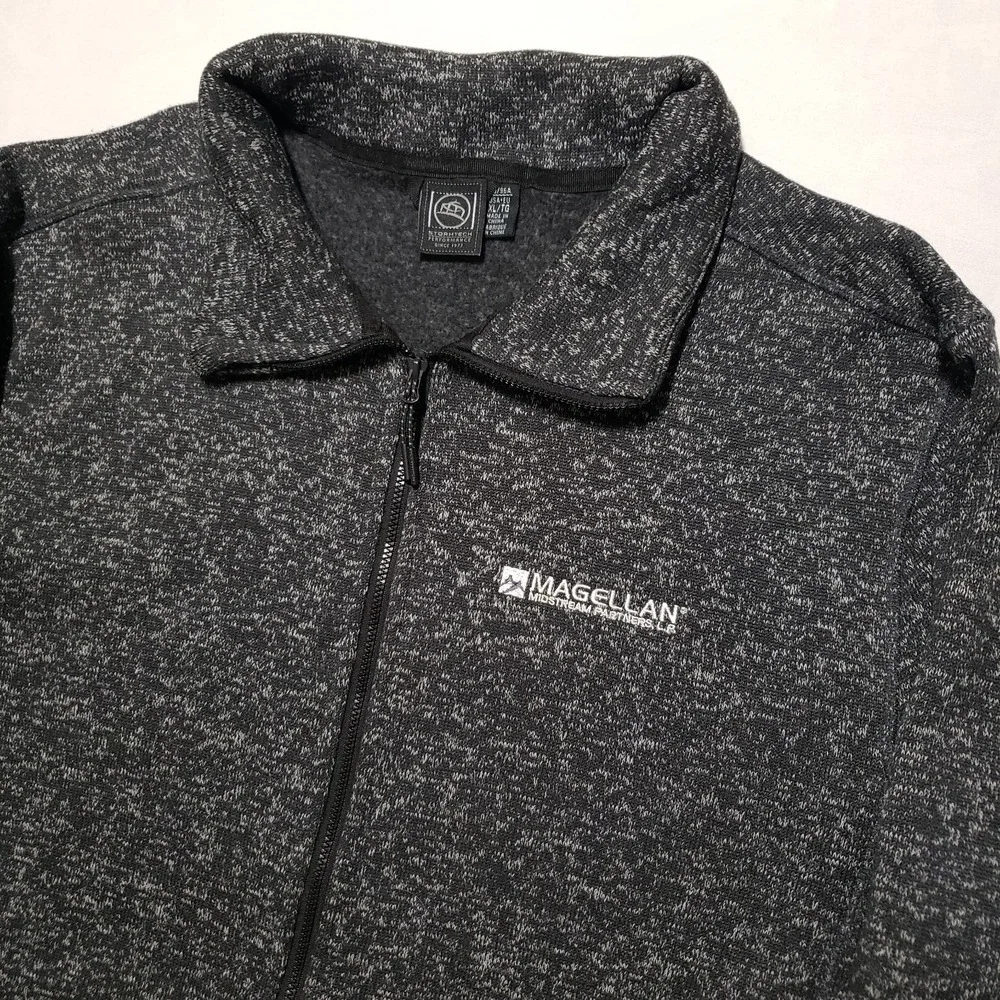 Stormtech Performance 1/4 Zip‎ Fleece Pullover Sweater Mens XL Heather Gray